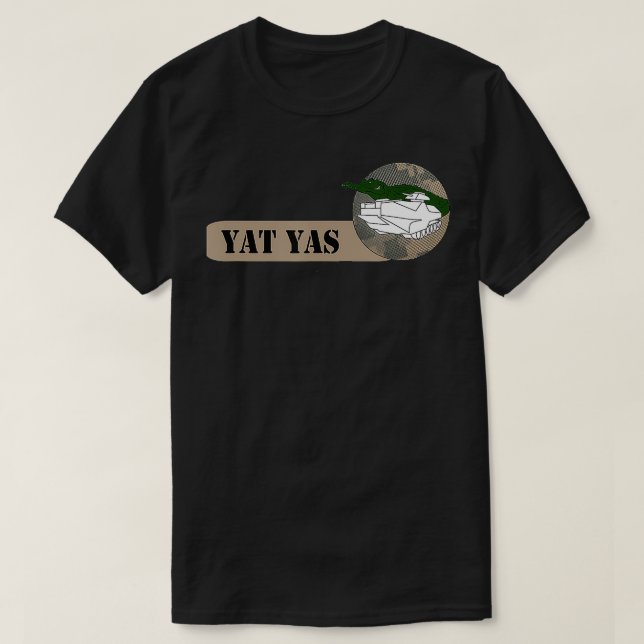 YAT YAS Amtrac AAV Armor Military Veteran T Shirt (Design framsida)