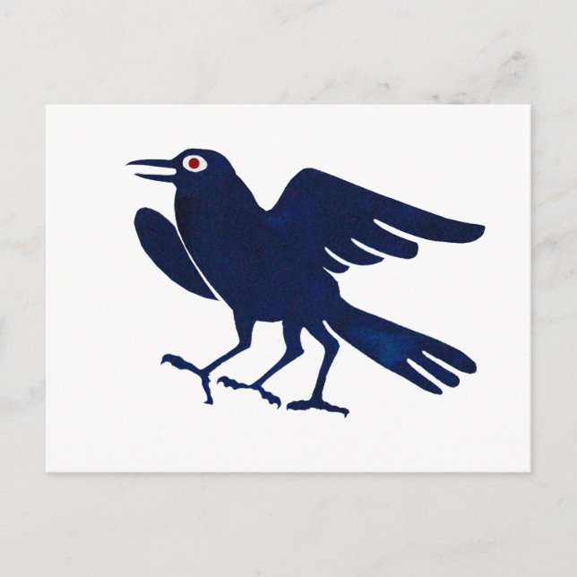 Yatagarasu symbol för Japan Vykort (Framsida)