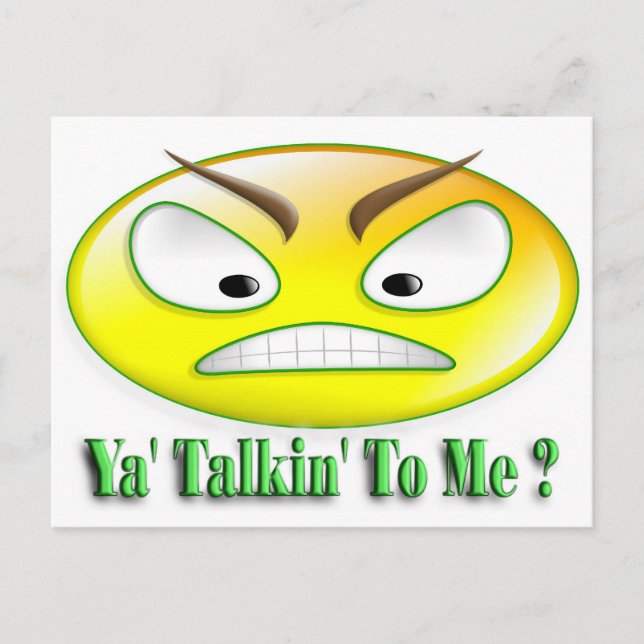 Ya'Talkin till mig Vykort (Framsida)