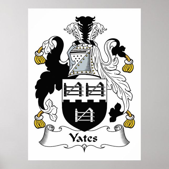 Yates Family Crest Poster (Framsidan)