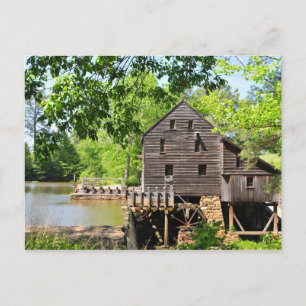Yates Mill in Raleigh, North Carolina Vykort
