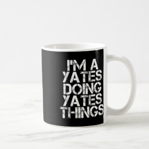 Yates Roligt Efternamn Familjeträd Födelsedagsåter Kaffemugg