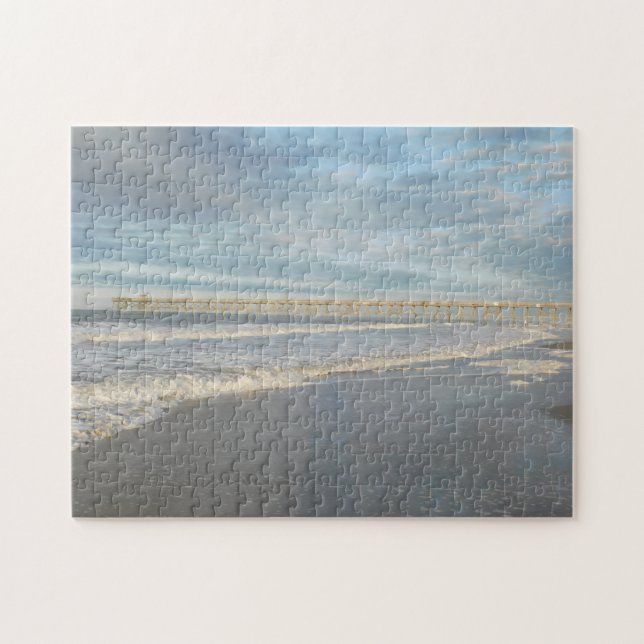 Yaupon Pier Oak Island NC Pussel (Horisontell)