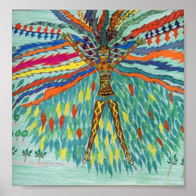 Yawanawa dröm poster (Framsidan)