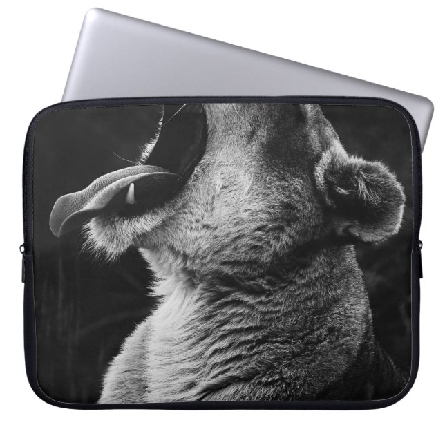 yawande lejon laptop fodral (Framsidan)