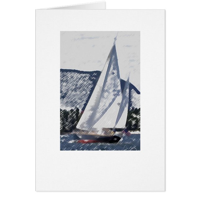 Yawl Sketch OBS Kort (Framsidan)