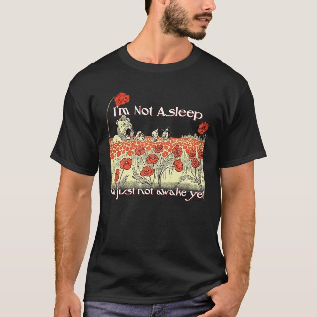 Yawn, jag är inte Oz sömnguide T Shirt (Framsida)