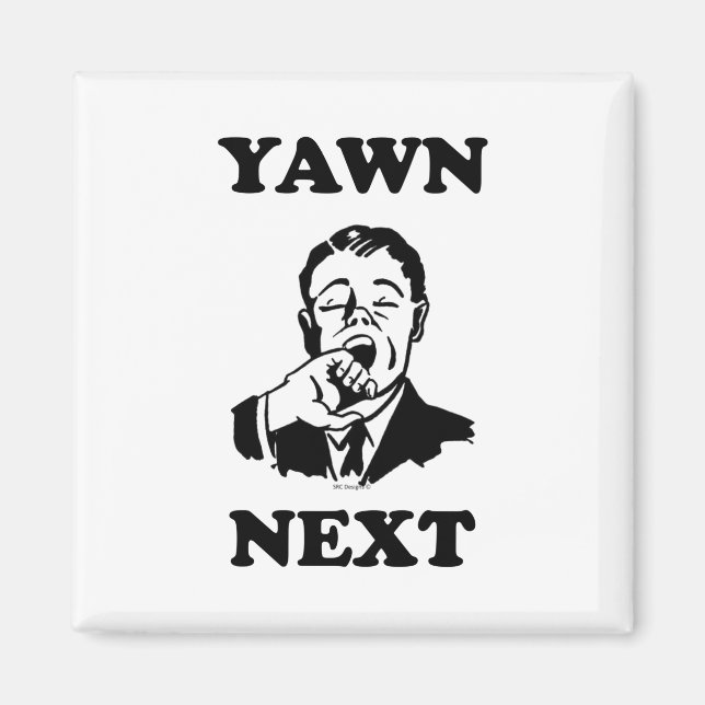 YAWN NXT Fridge Magnet (Framsidan)