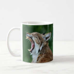 Yawning Bobcat Kaffemugg