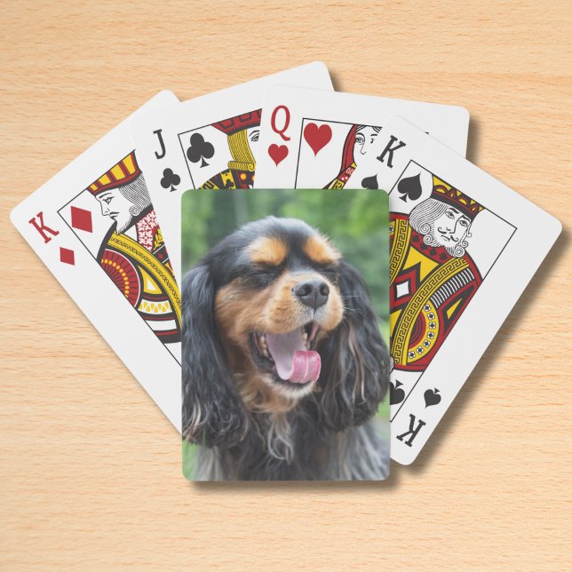 Yawning Cavalier Kung Charles Spain Spelkort (Skapare uppladdad)