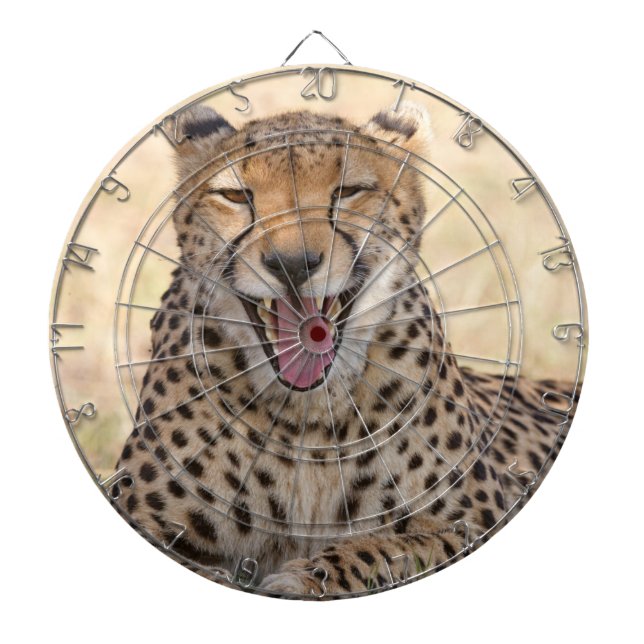 Yawning Cheetah Darttavla (Framsidan)