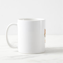 Yawning fox mug kaffemugg