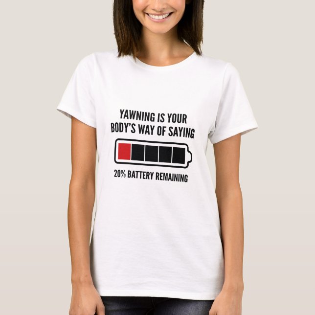 Yawning T Shirt (Framsida)