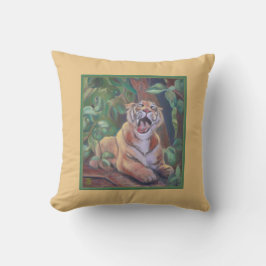 Yawning Tiger Kudde