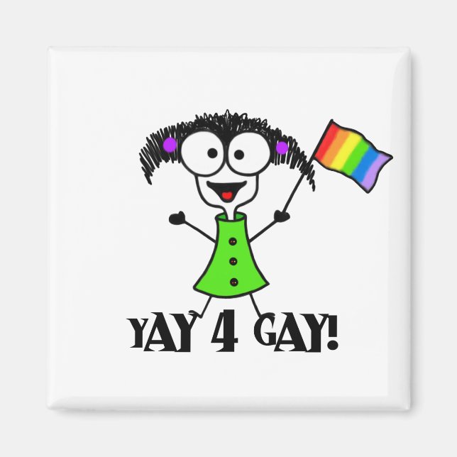 Yay 4 Gay Magnet (Framsidan)