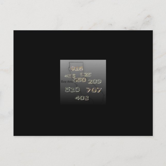 YAY AREA VYKORT (Framsida)