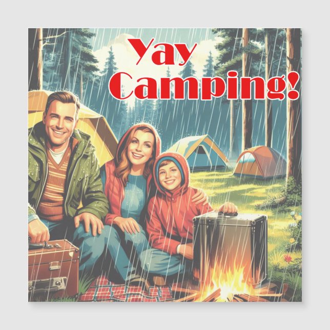 Yay Camping in the Rain (Framsida)