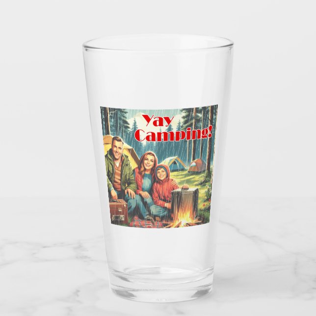 Yay Camping in the Rain Glaskopp (Framsida)