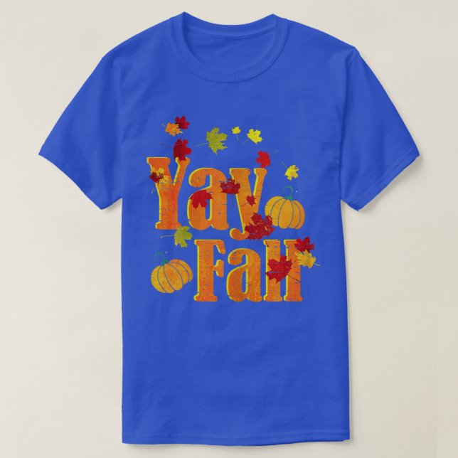 Yay FallAutolumn FallMall-design med fallande Lea T Shirt (Design framsida)