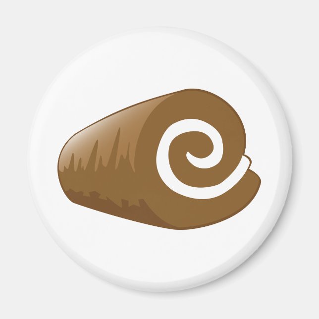 Yay for Färg Chocolate Log Magnet (Framsidan)