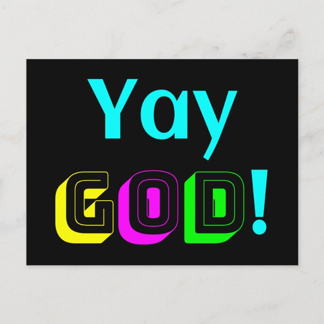 Yay Gud Vykort (Framsida)