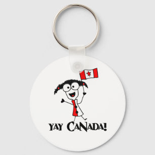 Yay Kanada! Keychain Nyckelring