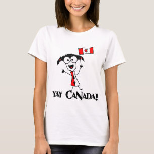Yay Kanada! T-tröja T-shirt