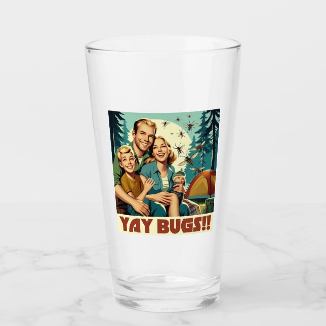 Yay Kryp Camping Funny Glaskopp (Framsida)