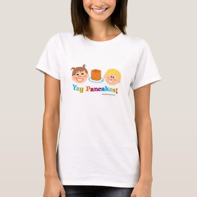 Yay Pancakes! T-shirt (Framsida)