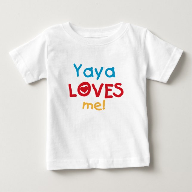 Yaya älskar mig tshirts och gåvor (Framsida)