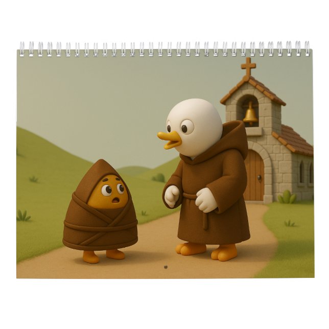 Yaya and Zongzi (sticky rice dumpling) Kalender (Baksida)