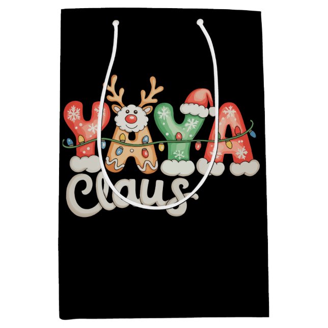 Yaya Claus julbelysning renar tomtehatt (Framsidan)