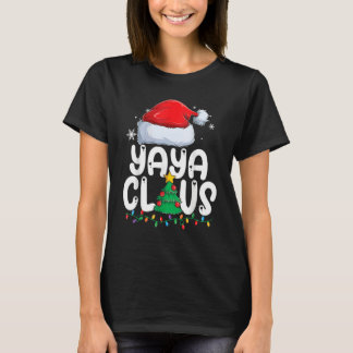 Yaya Claus Matchande Grupp Xmas Familj Jul Pyjamas T Shirt