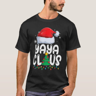Yaya Claus Matching Group Julafton Familjens julaf T Shirt