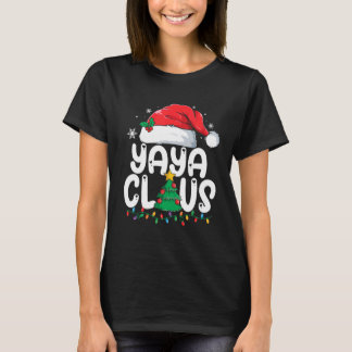 Yaya Claus Matching Group Julafton Familjens julaf T Shirt