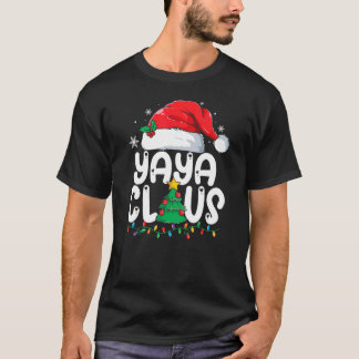 Yaya Claus Matching Group Julafton Familjens julaf T Shirt