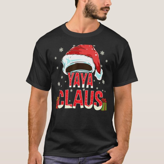 Yaya Claus Shirt Group presenterar matchande famil T (Framsida)