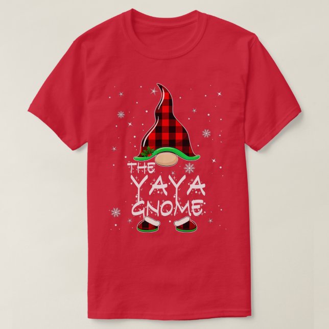 Yaya Gnome Buffalo Play Matching Familjjul T Shirt (Design framsida)
