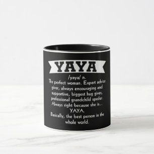 Yaya/Grandma Definition Mugg