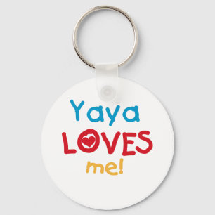 Yaya Kärlek Me-skjortor och presenter Nyckelring