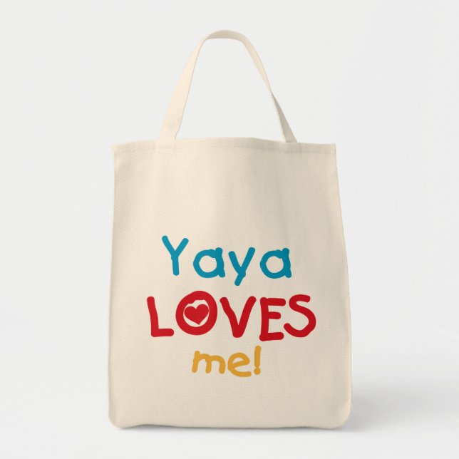 Yaya Kärlek Me-skjortor och presenter Tygkasse (Framsidan)