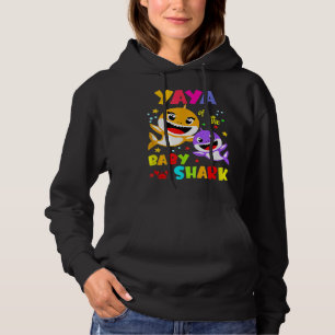 Yaya Shark Yaya Shark Family Mors dag T Shirt