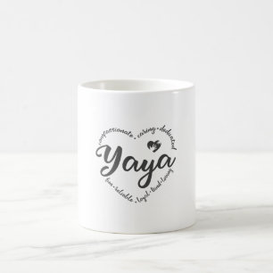Yaya, söt Yayagåva, hjärta med ja Kaffemugg