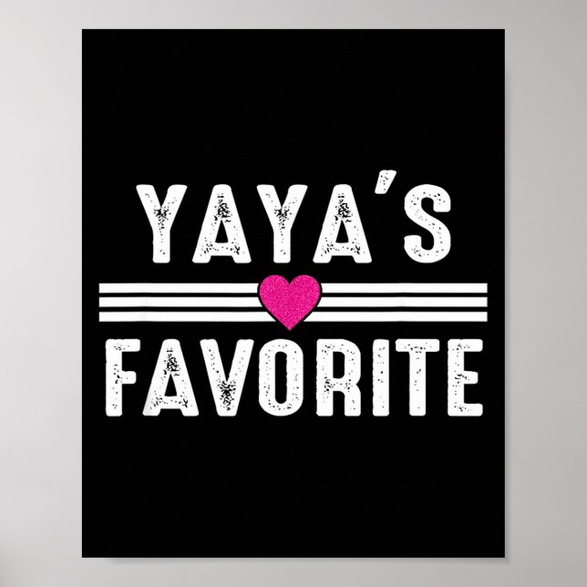 Yaya's Favorite  Poster (Framsidan)