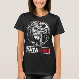 Yayasaurus Dinosaur Yaya Saurus Grandma T Shirt