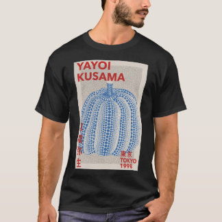 Yayoi Kusama - Abstract Blue Pumpkin Poster T Shirt