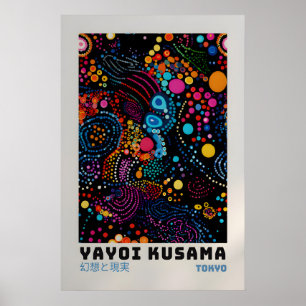 Yayoi Kusama Affisch - Abstrakt Yayoi Kusama Print