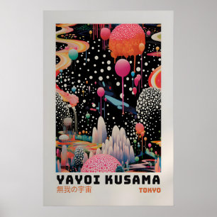 Yayoi Kusama Affisch - Abstrakt Yayoi Kusama Print