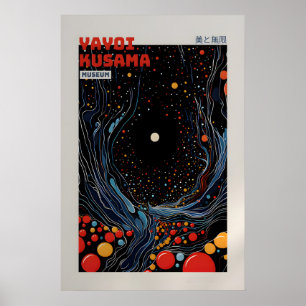 Yayoi Kusama Affisch - Abstrakt Yayoi Kusama Print