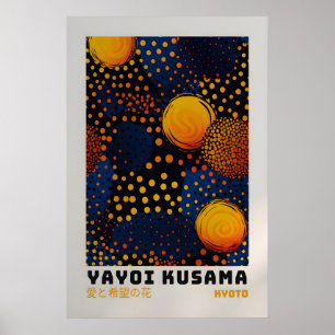 Yayoi Kusama Affisch - Abstrakt Yayoi Kusama Print
